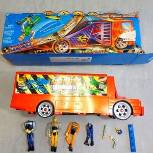 Mattel Hot Wheels Crash Test Dummies Crash Road Show Box Vintage